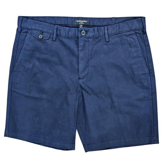 Banana Republic Other - Banana Republic Shorts Mens 38 Navy Lived-In Short Chino Twill Cotton Casual 9"
